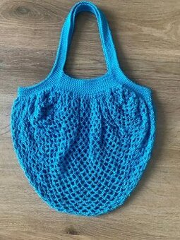 NOVÁ háčkovaná síťovka taška