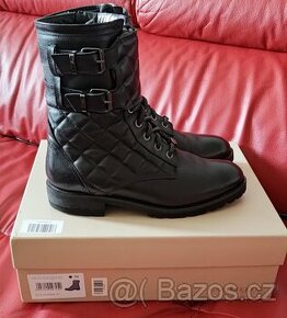 Kotníkové šněrovací boty Eva Longoria