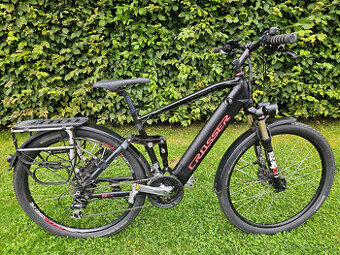 Rychlé 29" celoodpružené horské e-kolo, rám L+2 BATERIE