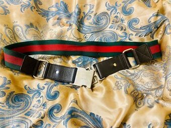 GUCCI Web Stretch Textile Belt 75