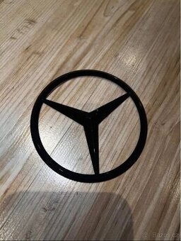 Zadní logo mercedes černé lesklé