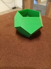 Květináč zelený střední 3D tisk