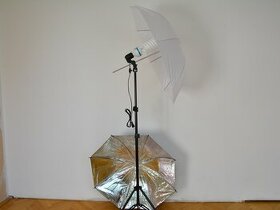Deštníkové světlo E27, 84cm, kompletní set