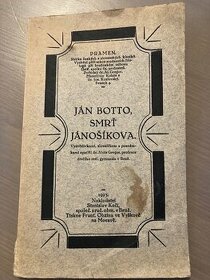 Ján Botto: Smrť Jánošíkova (1923)