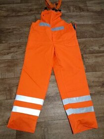 Pánské pracovní kalhoty s náprsenkou, voděodolné, teplé, 6 x