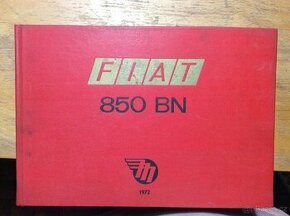 Katalog náhradních dílů Fiat 850 BN rok 1972