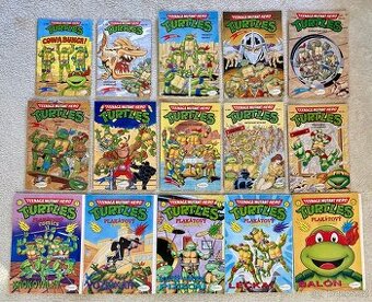 Želvy Ninja 1992-1993 a plakátové komiksy Turtles