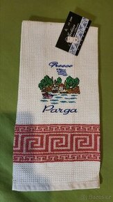 Utěrka, suvenýr z Řecka, Parga - 1