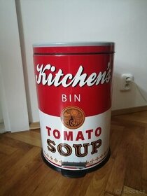 Nášlapny koš "Tomato soup" - 1