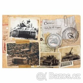 Stříbrná mince PzKpfw VI Tiger proof