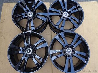 Alu disky černé na Mercedes, 17", 5x112, ET 38, šířka 7,5J