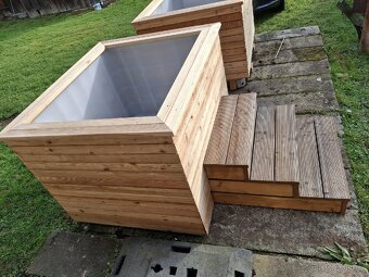 Ochlazovací sud, koupací káď