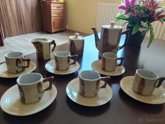 Ručně vyrobena čajová souprava ze severní Koreje - 1