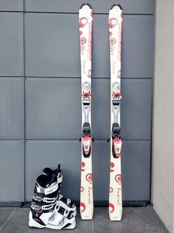 Dámské lyže ROSSIGNOL PASSION, 162 cm + lyžáky NORDICA