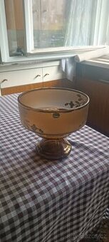 Skleněná mísa ve vintage stylu. - 1