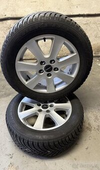 Sada 4x Alu Borbet + zimní pneu Falken 215/55 R16
