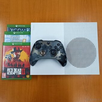 Xbox one S 1Tb + hry