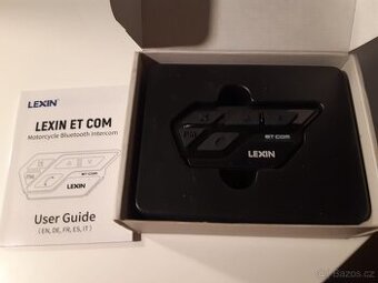 Bluetooth interkom do helmy. LEXIN ET-COM.