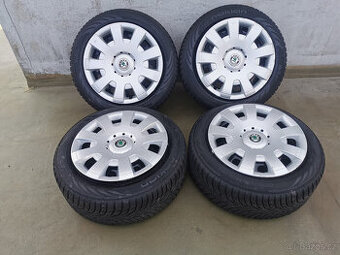 205/55R16 zimní sada pneu 5x112 7x16 ET45 passat superb yeti
