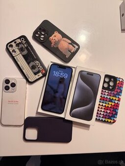 IPhone 15pro 265gb 3 měsíce záruka