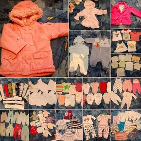 Balík oblečení pro miminko, velikost 62