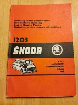 Škoda 1203-katalog náhr. dílů