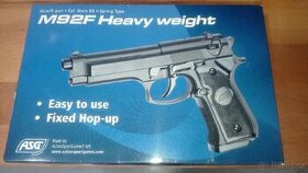 Airsoftová pistole ASG M92F Heavy weight manuál 6mm BB

