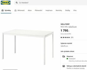 Kuchyňský stůl MELLTORP - Ikea