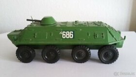 Starý kovový model SSSR bojový transportér větší - 1