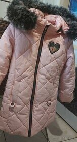 Dívčí zimní kabát 116-112 Lewro Alvina