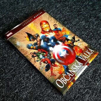 Poutavý komiks Avengers Občanská válka - jako nový - 1