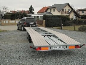 Vlek na 2 vozy ložná 8500x2100 jak nový skoro nepoužitý