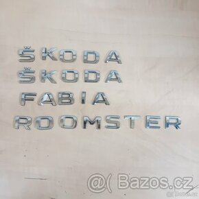 Originál nápis Škoda