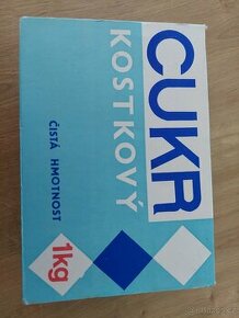 Retro kostkový cukr - 1