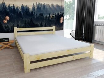 Nová postel 160x200 cm + ROŠT ZDARMA