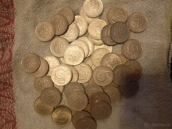 Mince 5 koruny 1960-1993 52 ks