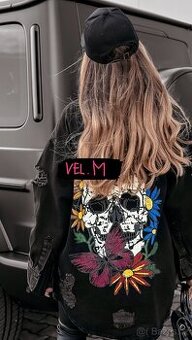 Riflová bunda dámská vel. M