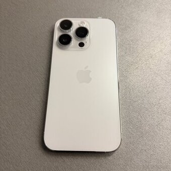 iPhone 14 Pro 128GB silver, jako nový, záruka 12 měsíců - 1