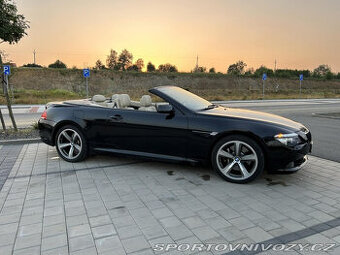 BMW E64 650i kabriolet sport.automat+sedačky 138tis.km