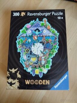 Nové puzzle, dřevěné, kukačkové hodiny Ravensburger