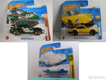 HOT WHEELS - PORSCHE 911-CARRERA, RALLYE, KĽÚČENKA