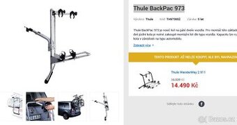 Nosič kol Thule BackPac 973 na 5 dveře
