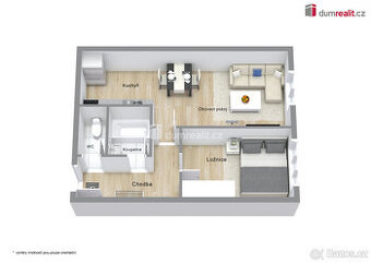 Prodej bytu 2+kk, 45 m2, Boloňská, Praha
