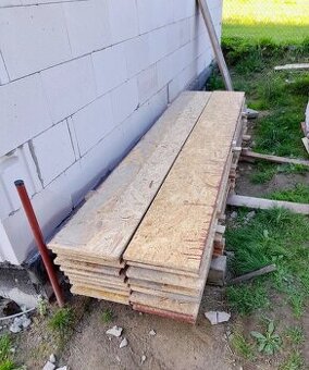 Šalování z OSB-3 desek 18mm 22kusů