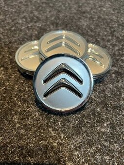 Středové krytky Citroen 60mm stříbrné