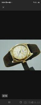 Rolex BUBBLEBACK Oyster Perpetual v 9k zlatě pěkné