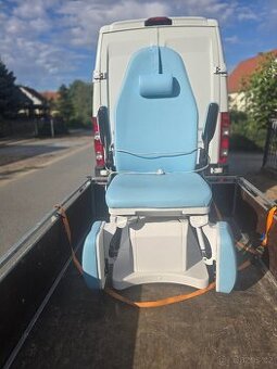 Elektrické Pedikérské křeslo modré pheonix 3 motory