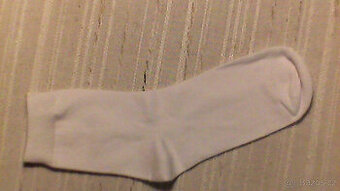 ponožky z  bavlny bílé velikost 43/44