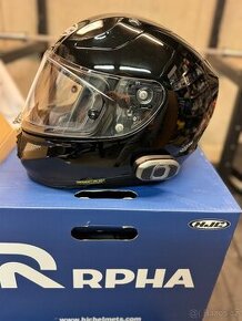 Helma HJC RPHA 11 metalblack L,  komunikatoru Sena SF4