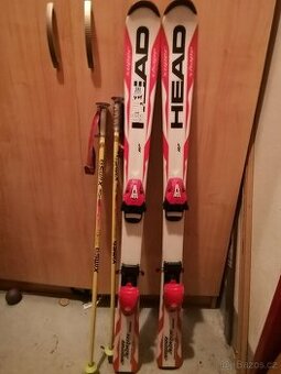 Lyže Head 117, helma a brýle Blizard